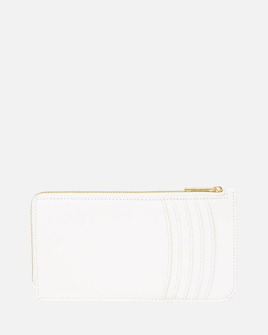 The Daily Edited Timeless Long Zip Wallet Pure (White)