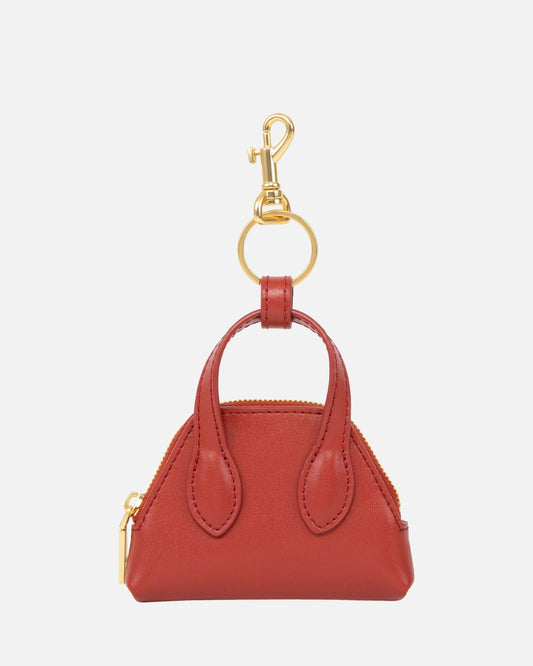 The Daily Edited Elsa Micro Bag Keyring (Scarlet)