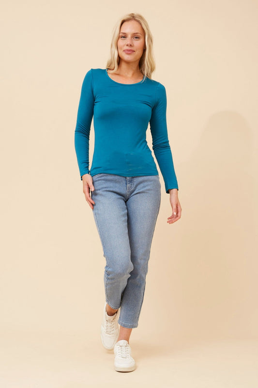 Caroline Morgan Australia HOLLY SOLID TOP (Teal)
