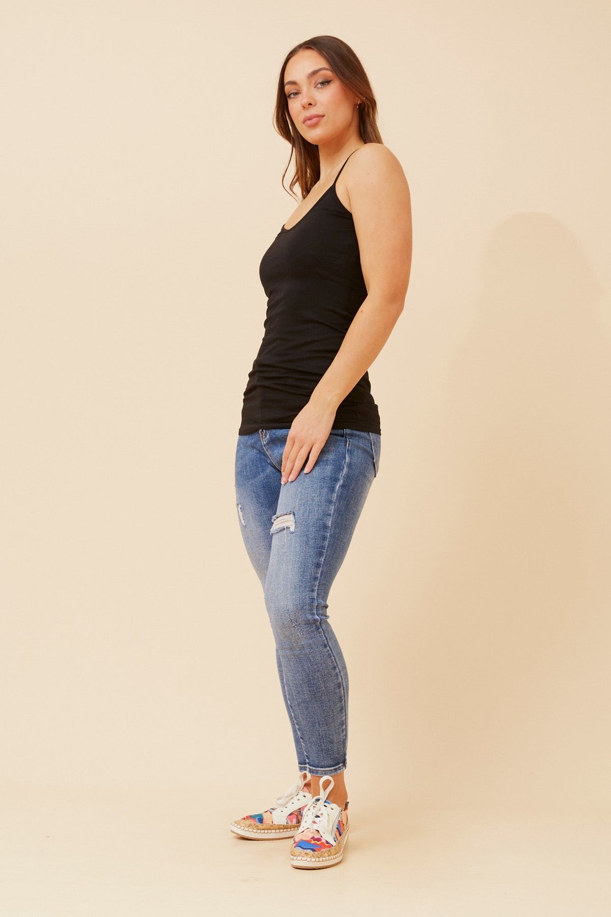 BOSTON REVERSIBLE CAMISOLE (Black)