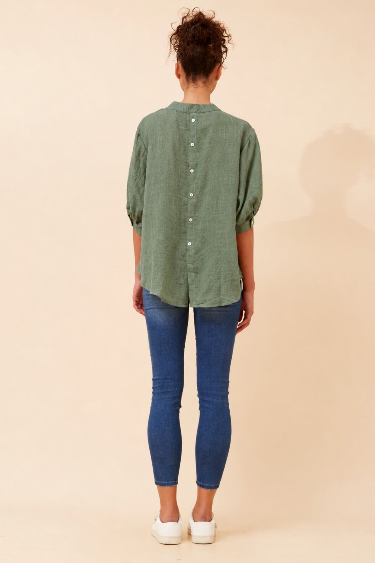 Caroline Morgan Australia BELINA SOLID SHIRT (Green)