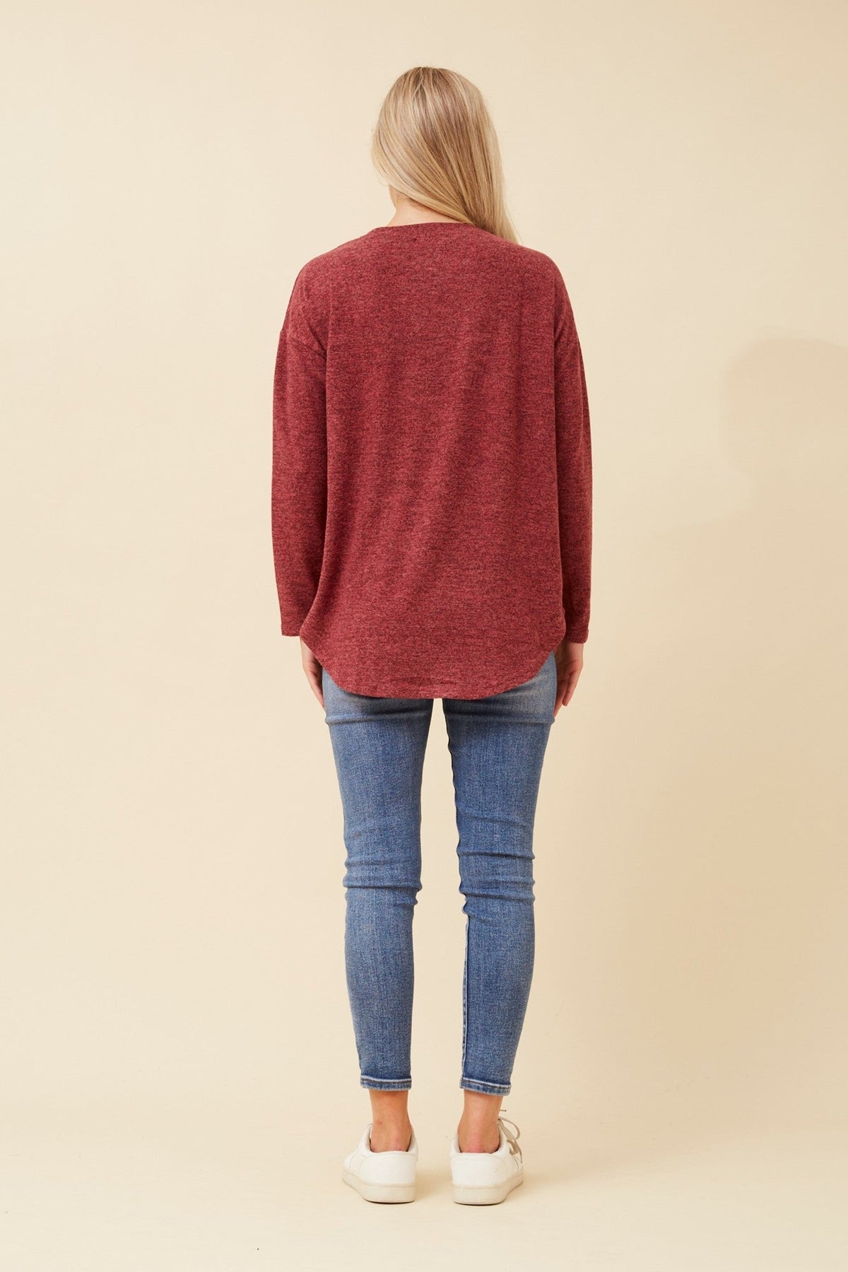 Caroline Morgan Australia EVA SOLID TOP (Red)