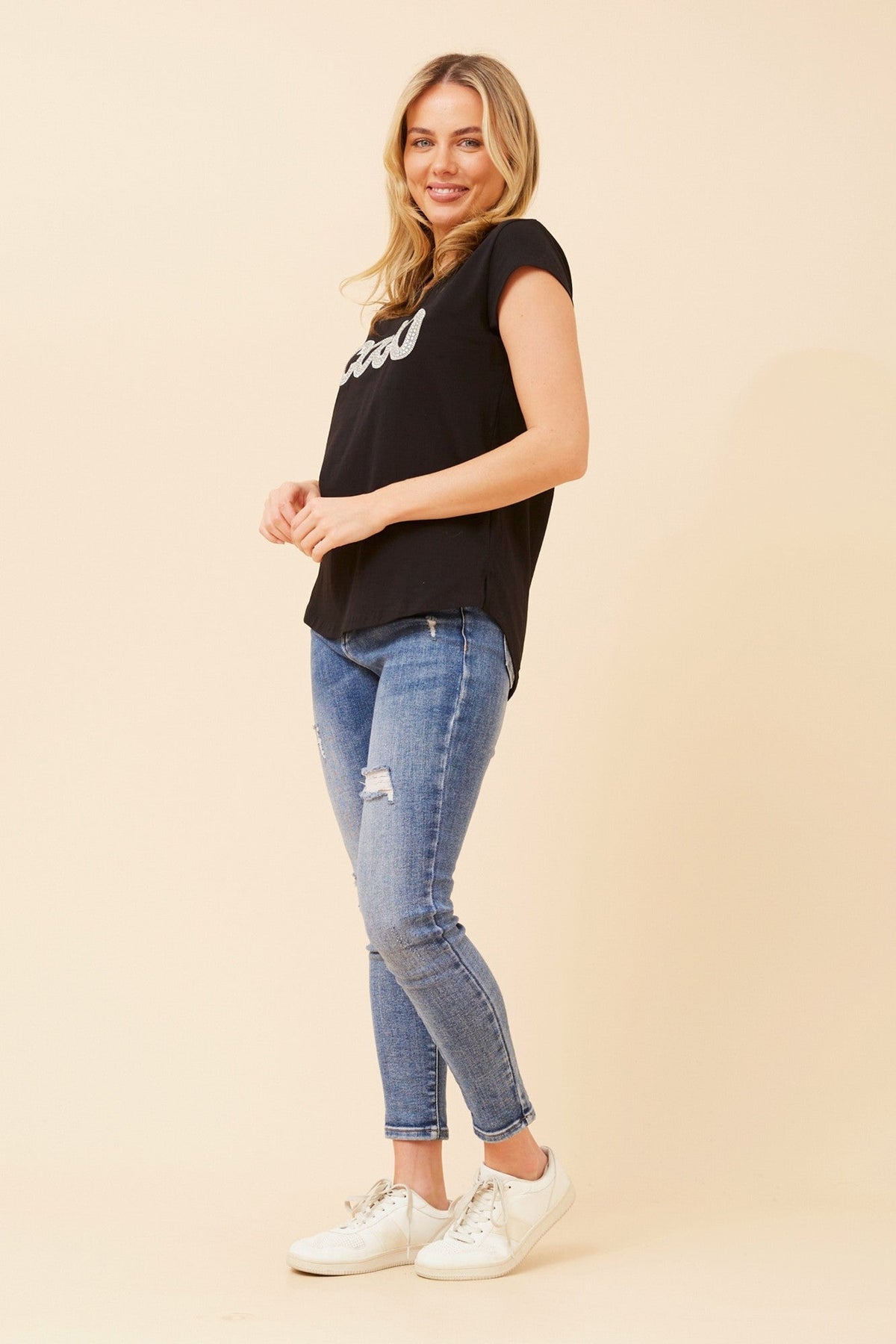 COCO EMBELLISHED T-SHIRT (Jade)