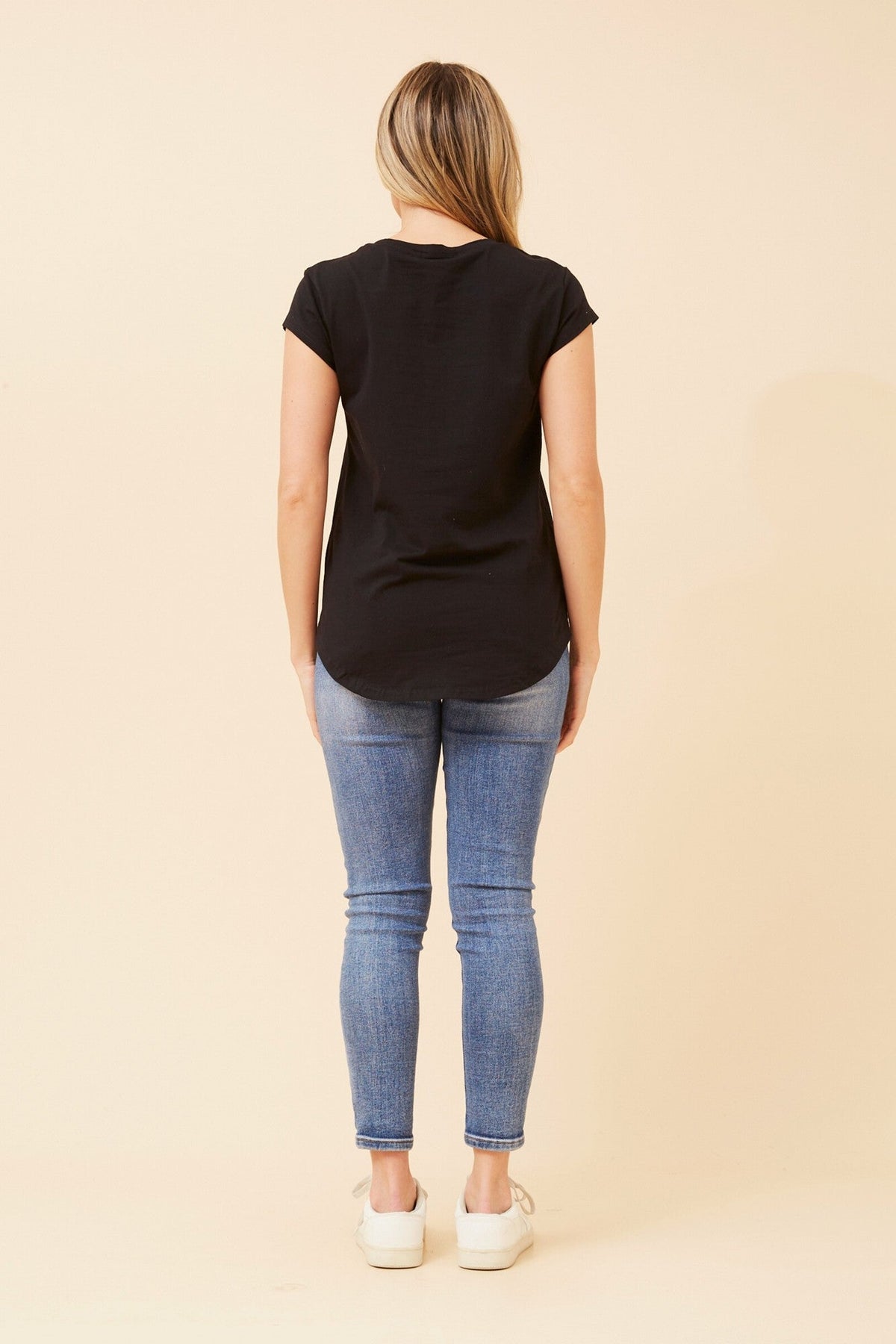 Caroline Morgan Australia COCO EMBELLISHED T-SHIRT (Jade)