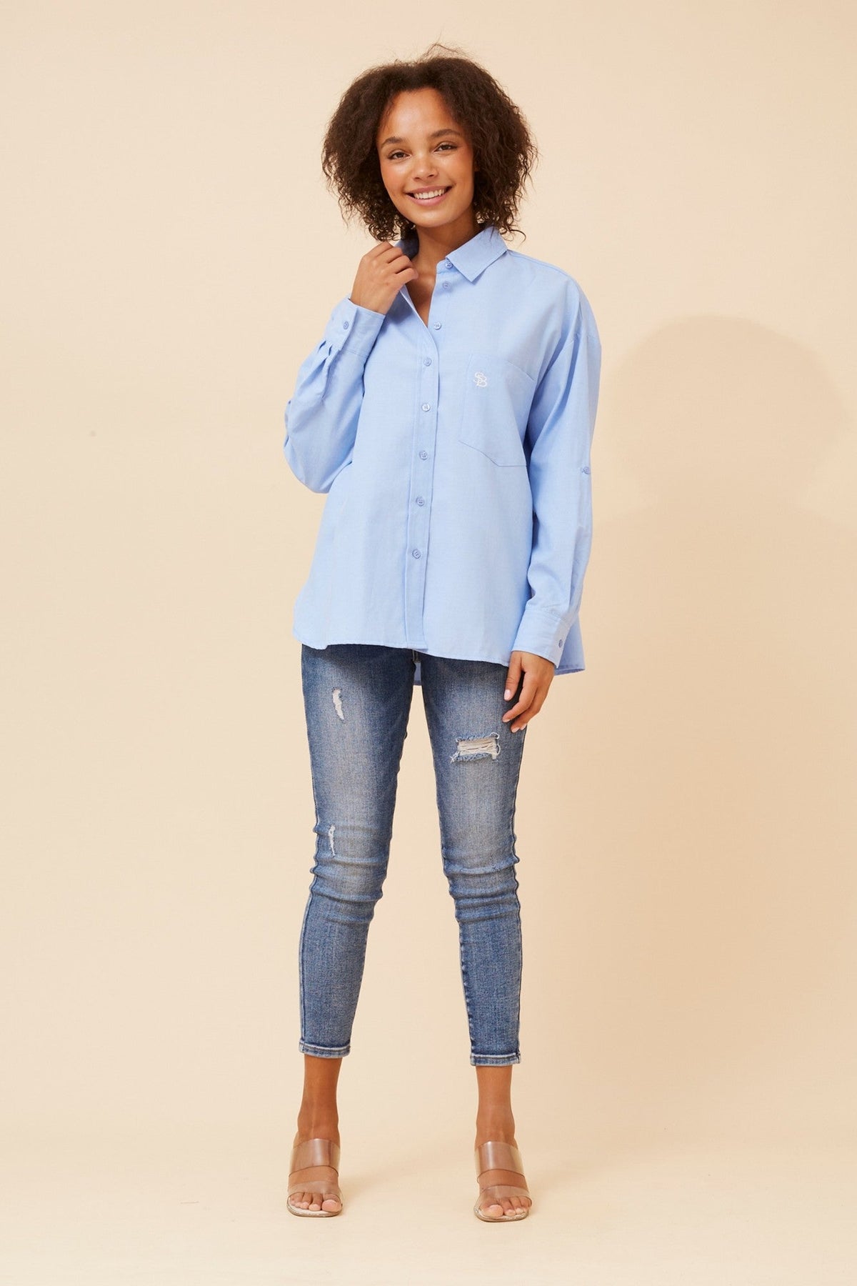 IVA SOLID SHIRT (Blue)