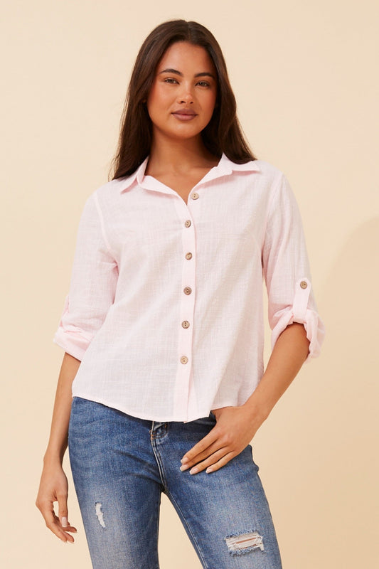 CHERITH SOLID SHIRT (White)