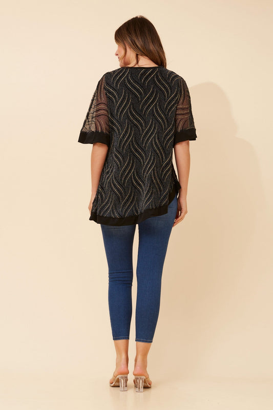 NEVA MESH TOP (Black)