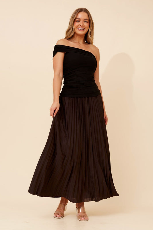 Caroline Morgan Australia OMALA SOLID TOP (Black)