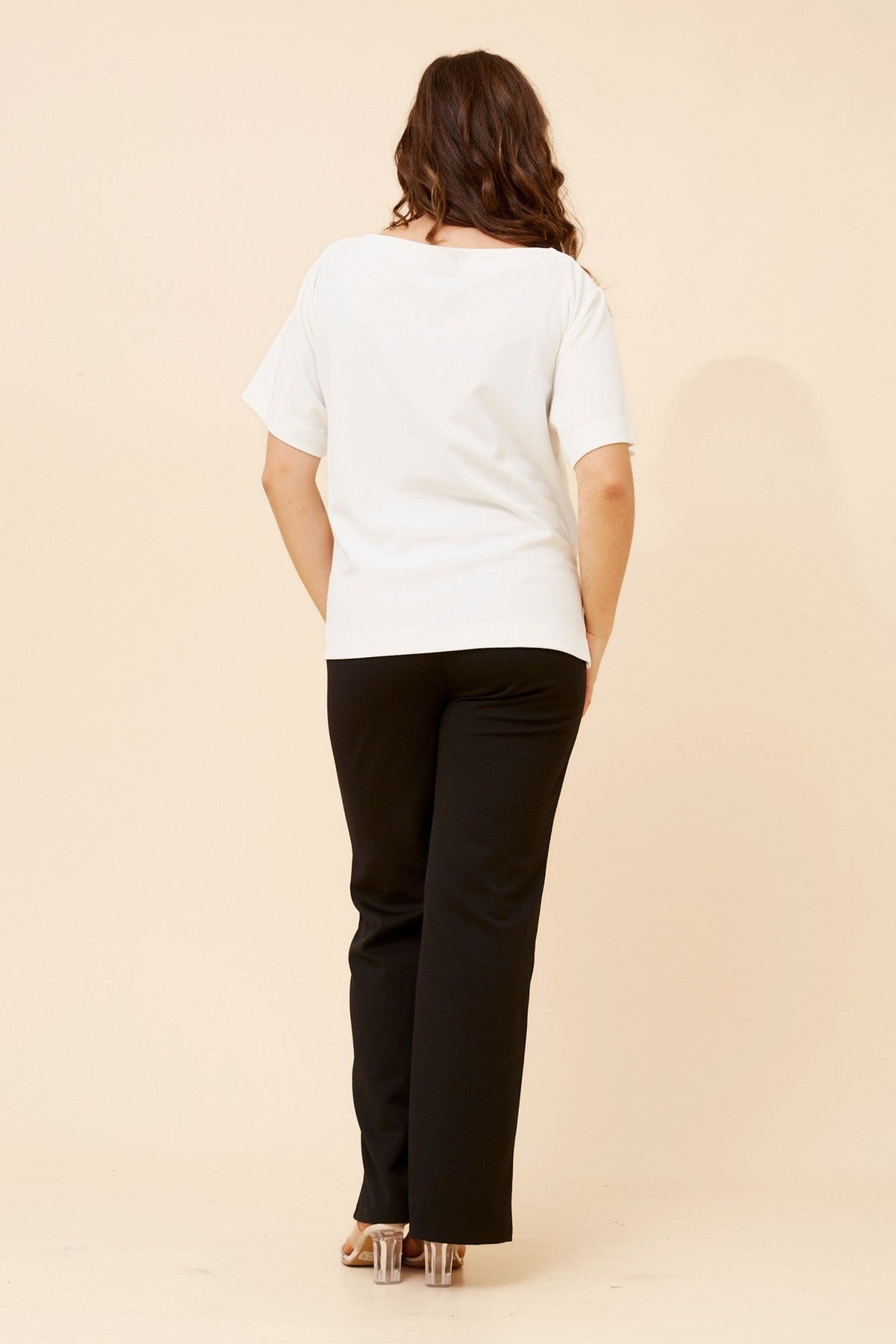 Caroline Morgan Australia HARWIN SOLID TOP (Ivory)