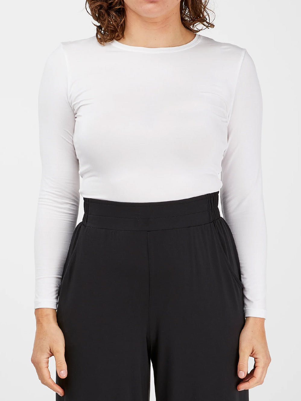 Tani Long Sleeve High Neck Top (Hunter Green)