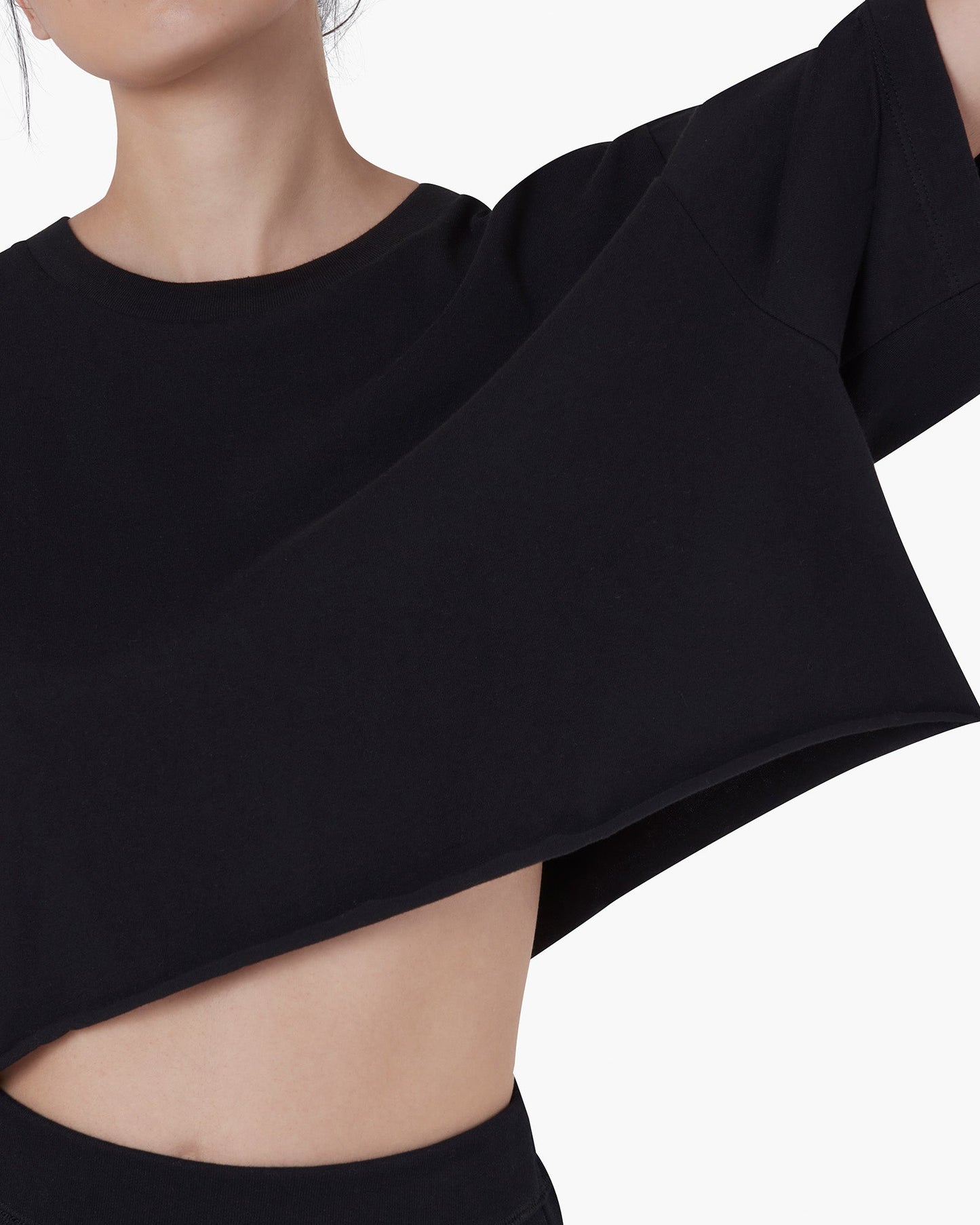 Cropped Tee (Black)
