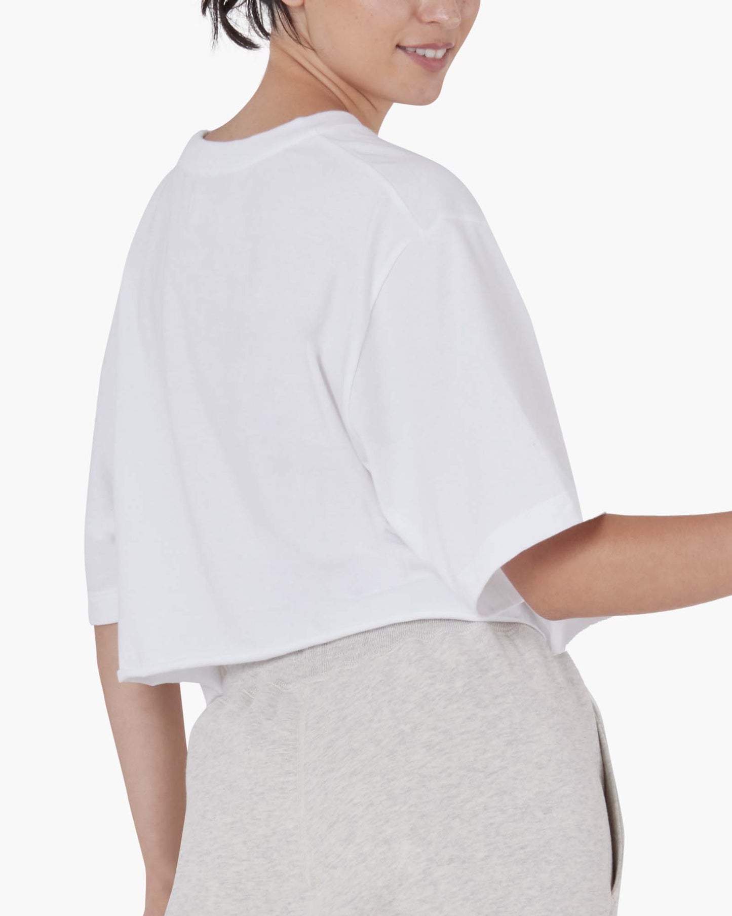 Cropped Tee (White)