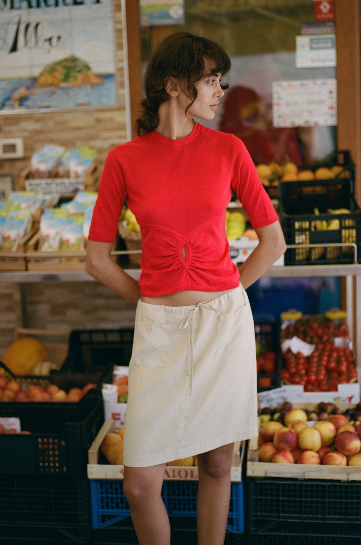 With Jéan Thea Skirt (Beige)