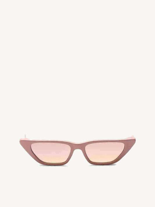 G.O.D Thirty Two Sunglasses with Light Brown Lens (Pink)