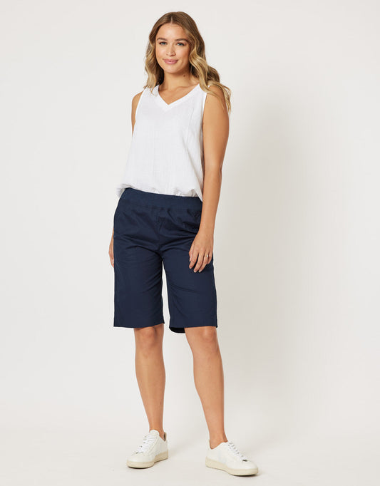 Santorini Shorts - (Navy)