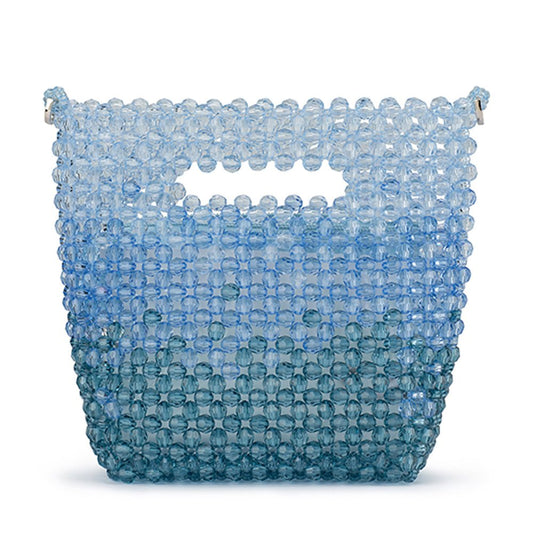 Olga Berg TILDA Beaded Grab Bag (Blue)