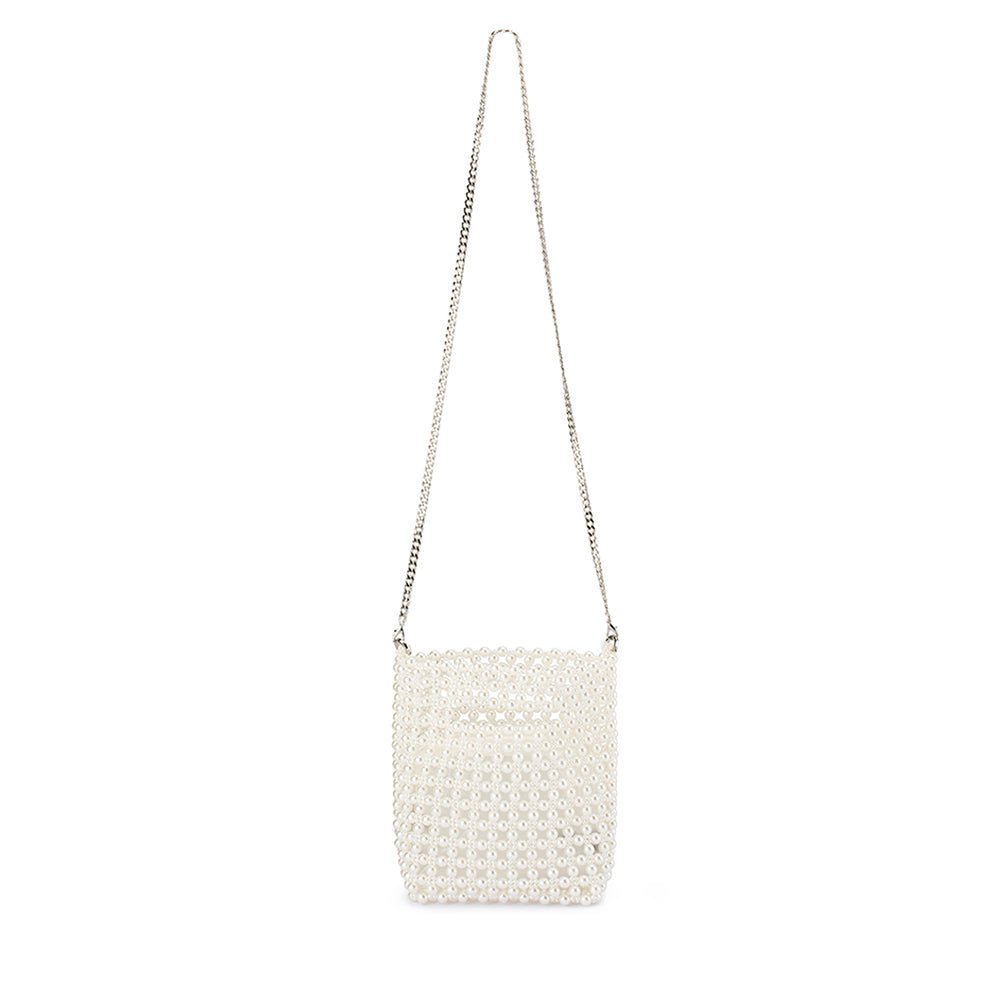 Olga Berg TILDA Beaded Grab Bag (Pearl)