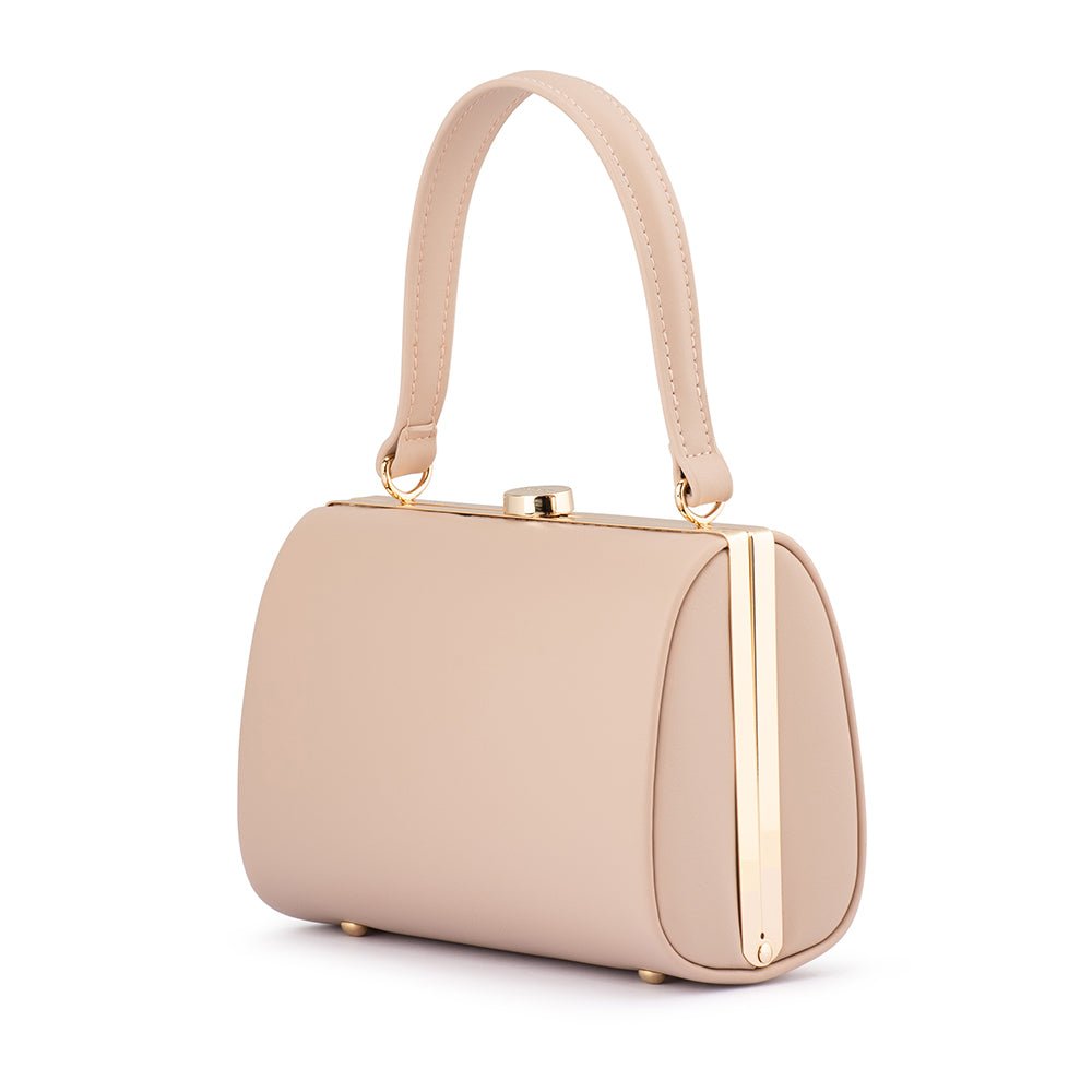 Olga Berg TONIA Top Handle Bag (Blush)