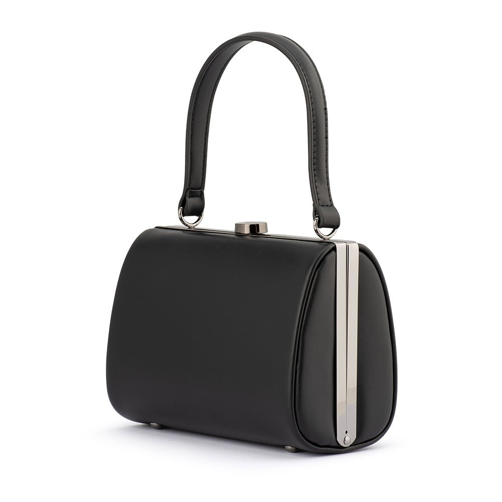 Olga Berg TONIA Top Handle Bag (Black)