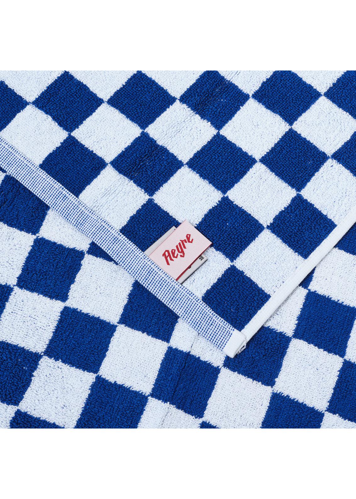 Blanca Studio TOWEL SET COBALT SMALL CHECK (Blue)