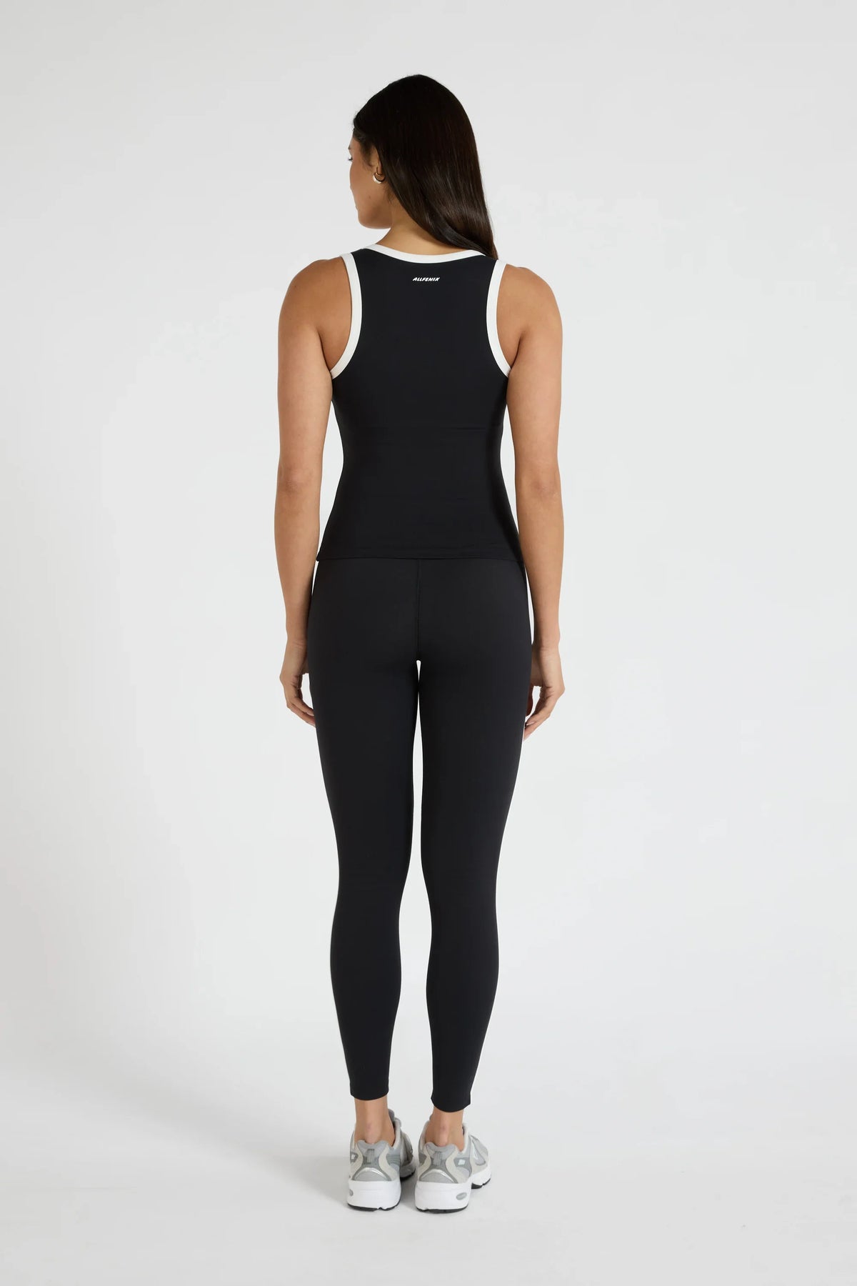 ALLFENIX CloudCore Contrast Bind Racer Tank (Tan)