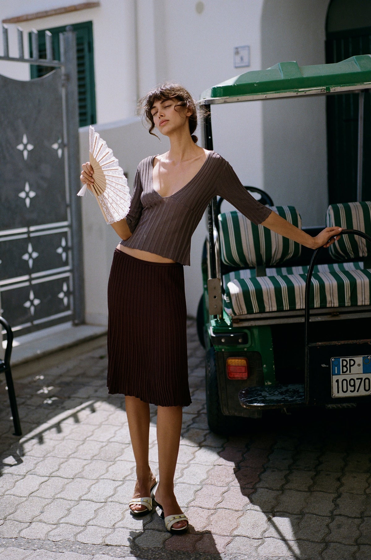 With Jéan Veda Skirt (Chocolate)