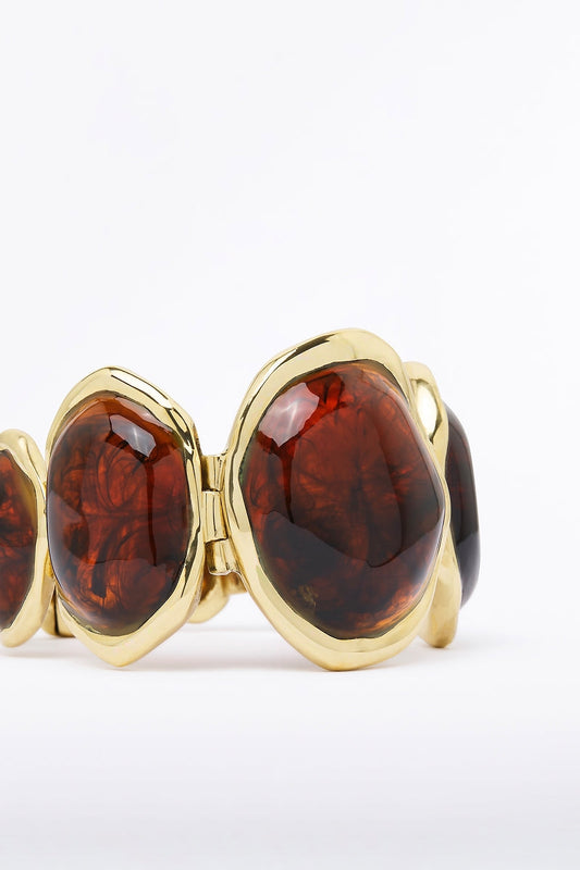 Carla Zampatti Venetian Oval Linked Bracelet (Gold)