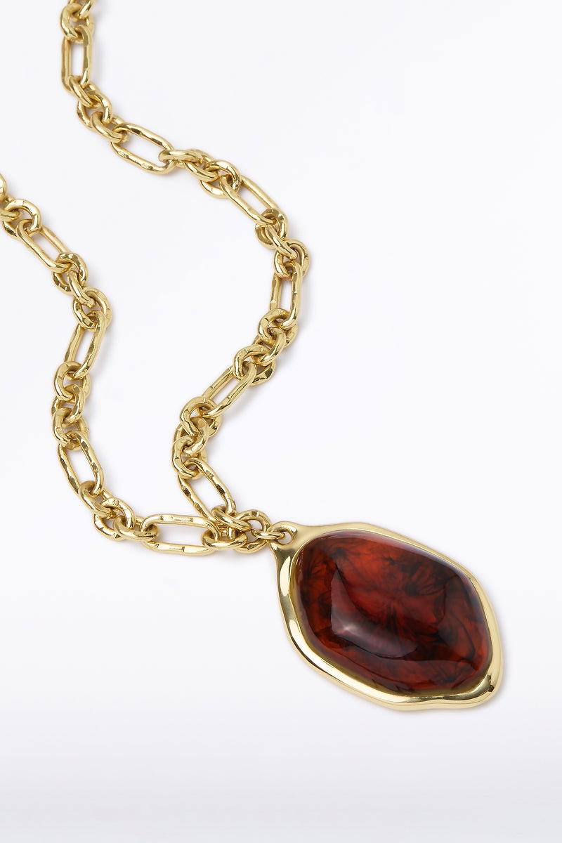 Carla Zampatti Venetian Oval Pendant (Gold)
