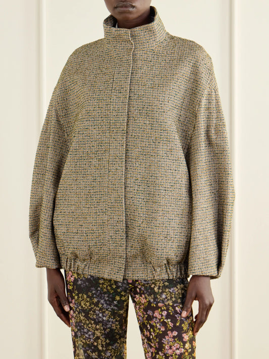 Dries Van Noten Checked Bouclé Jacket
