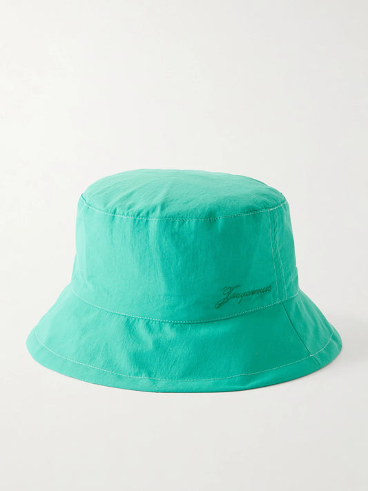 Jacquemus Le Bob Baluchon Embroidered Shell Bucket Hat
