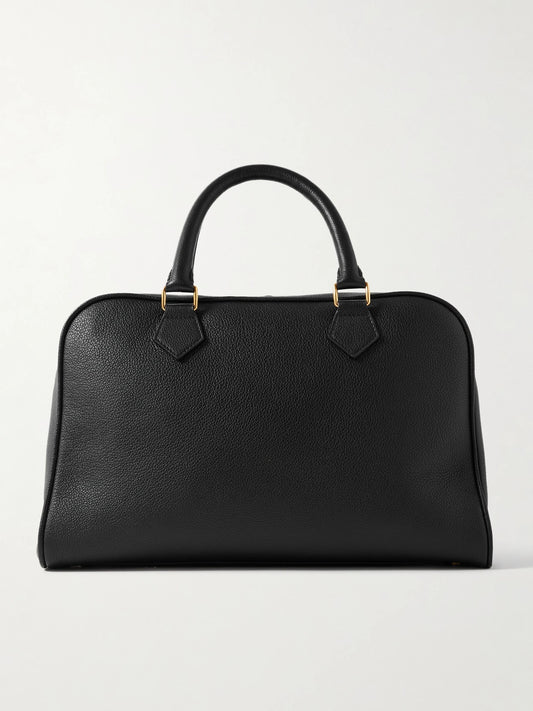 Jaclyn Textured-leather Tote