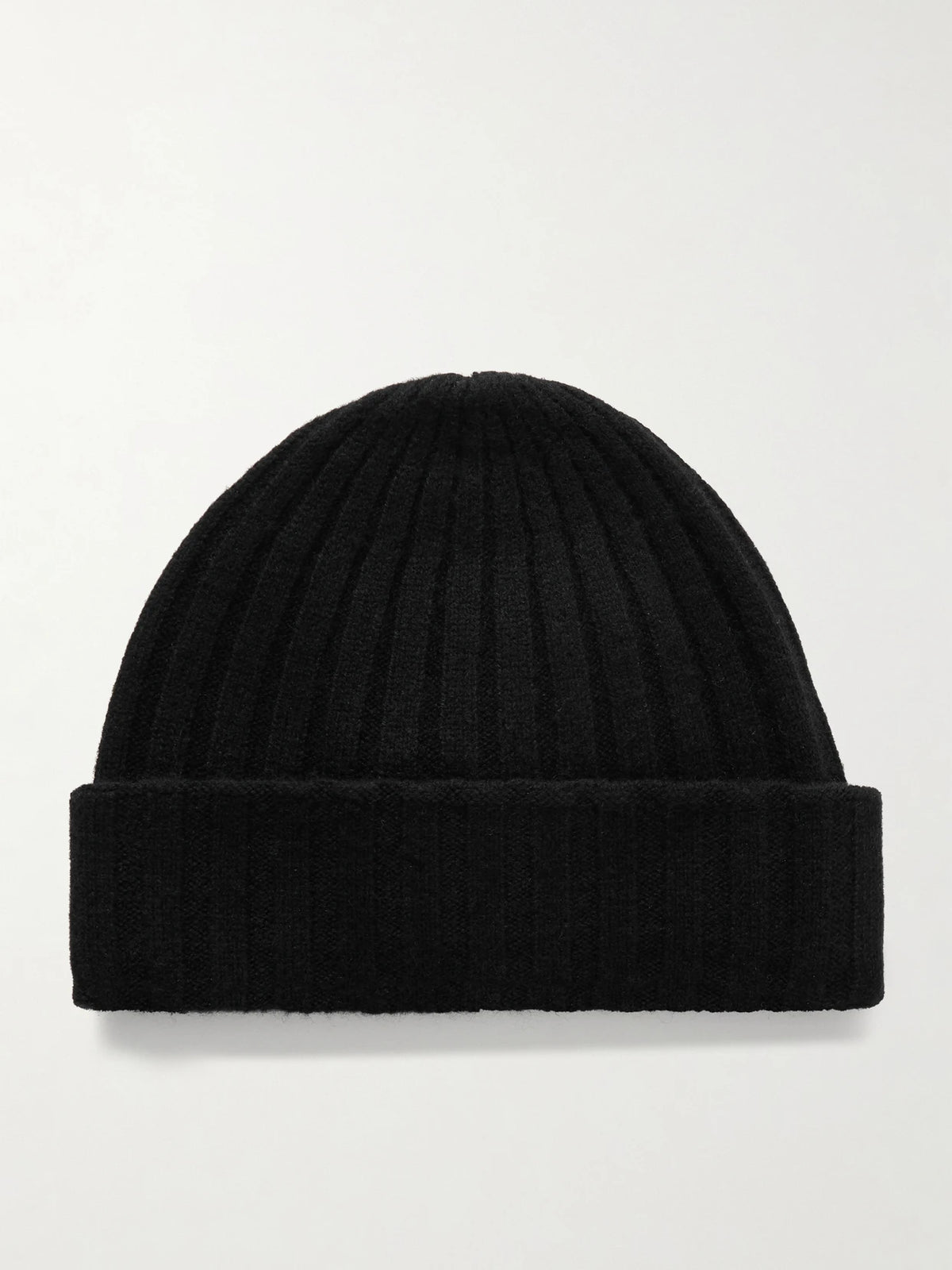 Ribbed Cashmere Beanie