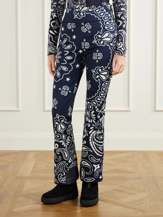 Goldbergh Shiro Paisley-print Shell Flared Ski Pants