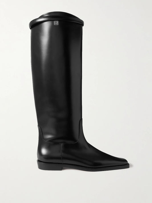 + Net Sustain The Riding Leather Knee Boots