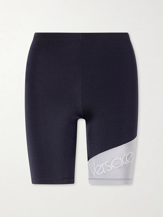 Logo-embroidered Stretch-jersey Shorts