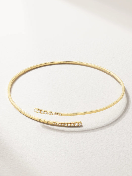 Diane Kordas 9-karat Gold Diamond Arm Cuff