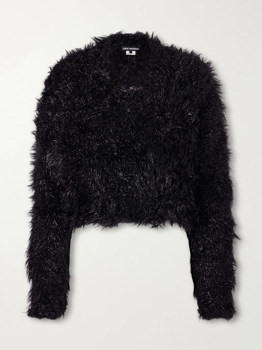 Junya Watanabe Distressed Plush Sweater