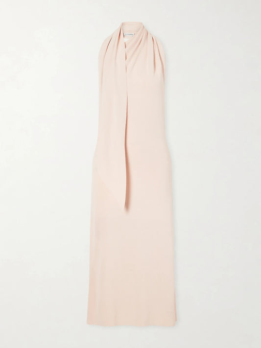 Mitchell Tie-detailed Jersey Midi Dress