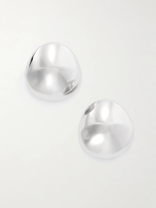 Alaïa Dome Silver-tone Earrings