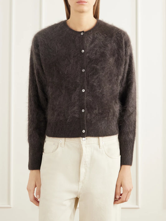 Almada Brushed Organic Cashmere Cardigan