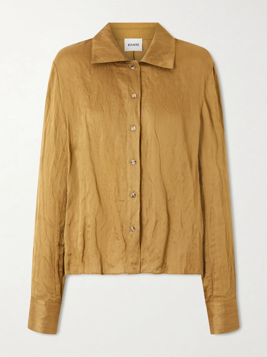 Jaylin Crinkled-voile Shirt