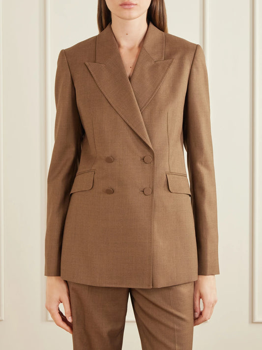 Angela Wool Double-breasted Blazer