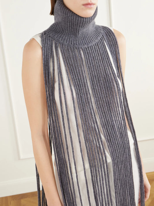 LISA YANG Ardenne Fringed Cashmere Snood