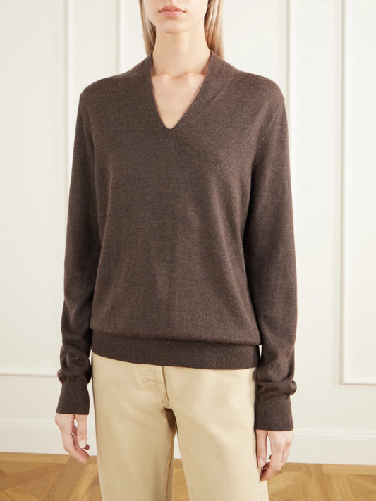 The Row Piro Cashmere And Silk-blend Sweater