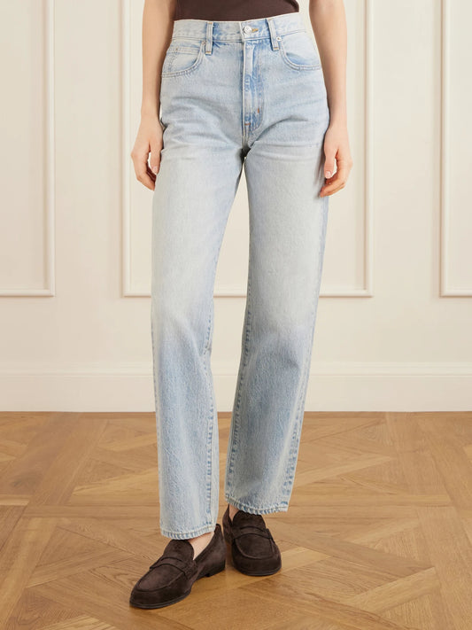 + Net Sustain London High-rise Straight-leg Organic Jeans