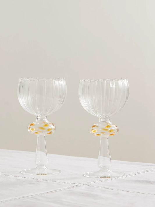 Istanbul Set Of Two Wine Glasses