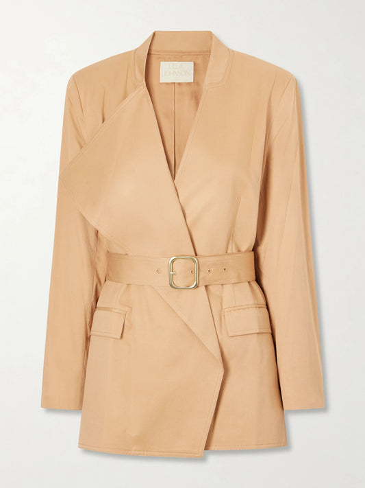 Ulla Johnson Zehra Belted Cotton Blazer
