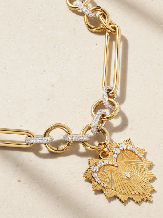 Love 18-karat Gold Diamond Necklace