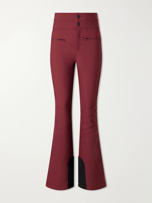 Perfect Moment Aurora Embroidered Stretch-shell Flared Ski Pants