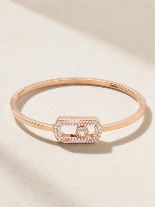 So Move 18-karat Rose Gold Diamond Bracelet